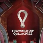 Logo Piala Dunia 2022 yang berlangsung di Qatar.-Marca/AP-