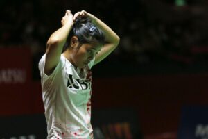 Tunggal putri Indonesia Gregoria Mariska Tunjung gugur di perempat final Kejuaraan Dunia BWF 2023. Foto : Ricardo/JPNN.com