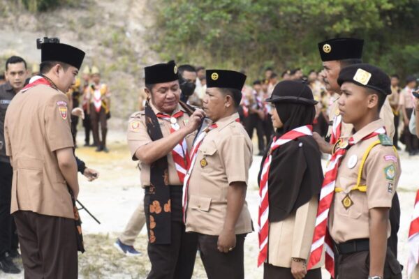 Ajak Peserta Perkemahan Temu Karya Pramuka Madrasah, Masifkan Sosialisasi GSMP ke Seluruh Penjuru Sumsel