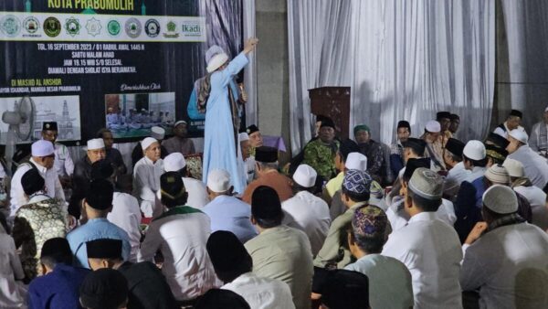 Maulid Nabi di Masjid Al Anshor Prabu Jaya, Ajak Umat Islam Bershalawat