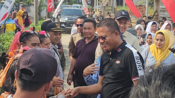 Kehadiran Cak Arlan Disambut Riuh Warga Pangkul, Syukuran Pembukaan Akses Jalan