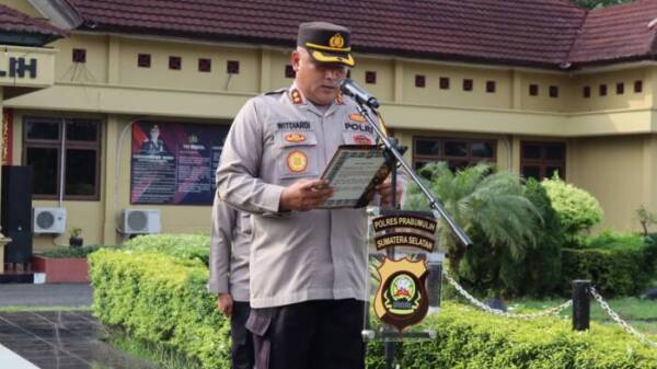 Jauhi Pelanggaran, Kapolres Prabumulih Ingatkan Tahun Politik Personel Jaga Netralitasi