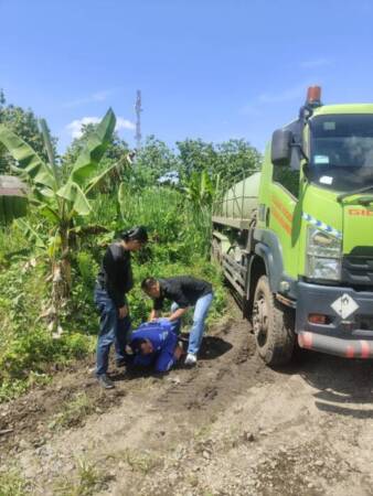 Jual Minyak Mentah, Tim Gabungan Sekuriti PHRZ 4 Tangkap Sopir dan Kenek Vacum Truk