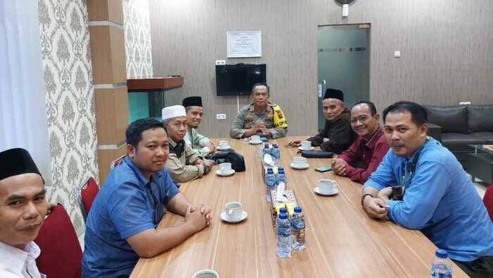 Audiensi dengan Kapolres OKU AKBP Arif Harsono SIK MH