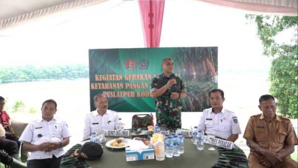 Puslatpur Mengikuti Dialog Interaktif Gerakan Nasional Ketahanan Pangan Melalui Vicon