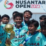 Akhirnya, Persib Bandung U-17 keluar sebagai jawara turnamen Nusantara Open 2023 setelah menang 1-0 atas Bhayangkara Presisi FC U-17.