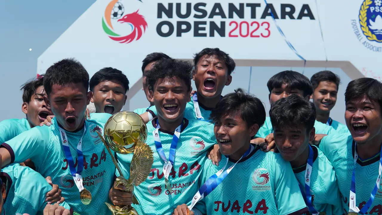 Akhirnya, Persib Bandung U-17 keluar sebagai jawara turnamen Nusantara Open 2023 setelah menang 1-0 atas Bhayangkara Presisi FC U-17.