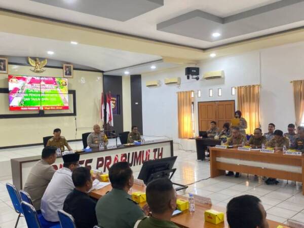 Kapolres Prabumulih Pimpin Rakor Lintas Sektoral Ops Lilin 2023