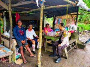Bhabin Prabu Jaya, Imbauan Warganya Jangan Bakar Lahan Meski Musim Hujan