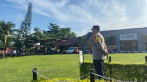 Tekankan Ini, Pesan Kapolres Prabumulih Apel Perdana