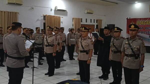 Wajah Baru Kasat Reskrim, Kapolsek Cambai dan Kapolsek Prabumulih Barat di Lingkungan Polres Prabumulih