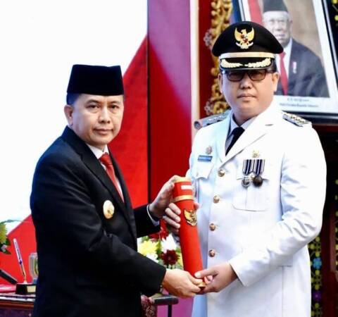 PJ Bupati Lahat Dilantik, Ini Pesan Agus Fatoni