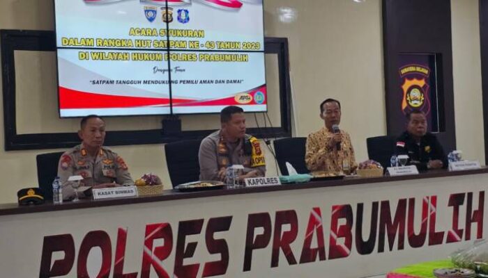 Kapolres Prabumulih : Satpam, Mitra Polri