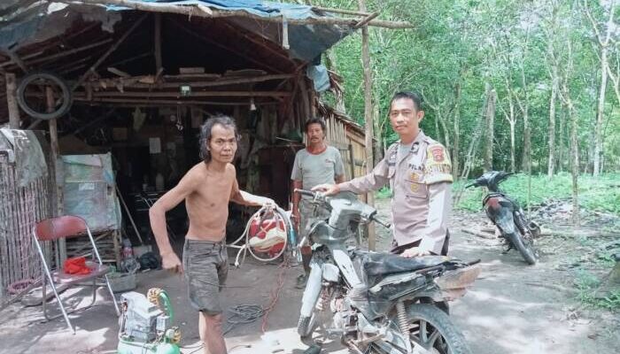 Ingatkan Warganya Jangan Gunakan Knalpot Brong, Ini Cara Bhabin Karang Jaya Polsek Prabumulih Timur