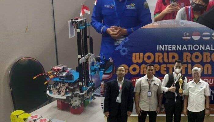 Siswa SMK 2 Palembang Sabet Juara 1 Runner Up of Creative Robotic di Kancah Internasional