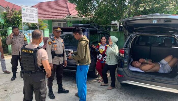 Gercep, Kapolsek Prabumulih Timur Amankan Oknum PNS Diduga ODGJ