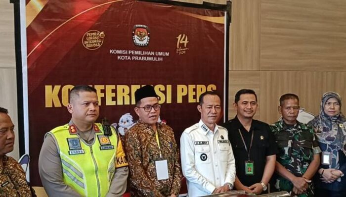 Kapolres Prabumulih Pimpin Langsung Pengamanan Rekapitulasi Suara Pemilu KPU Tingkat Kota