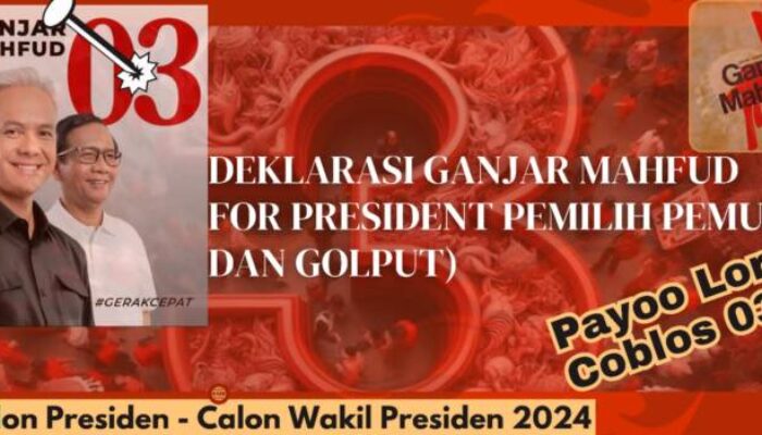 Barisan Pemilih Pemula dan Golput OKU Deklarasi Pilih Ganjar Mahfud