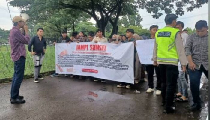 Aksi Jaringan Mahasiswa Pemantau Pemilu, Apresiasi Kinerja KPU Sumsel