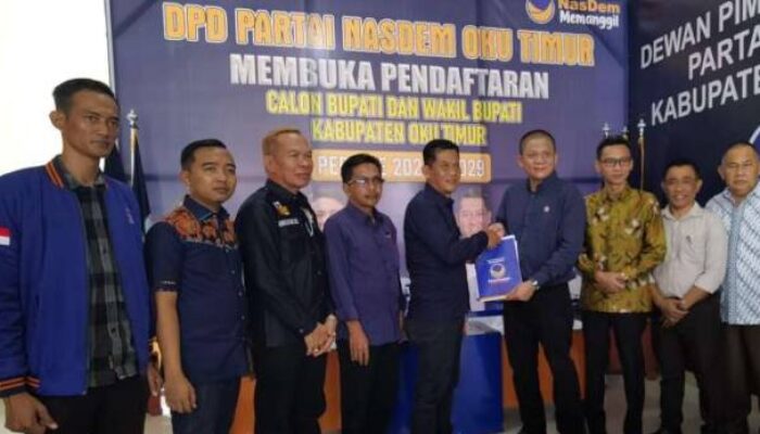  Kembalikan Berkas, Enos-Yudha Berharap NasDem Kembali Jadi Partai Pengusung