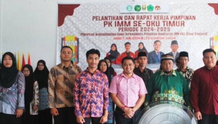 PC IMM OKU Timur Lantik 4 Komisariat di STKIP Muhammadiyah OKU Timur dan Martapura
