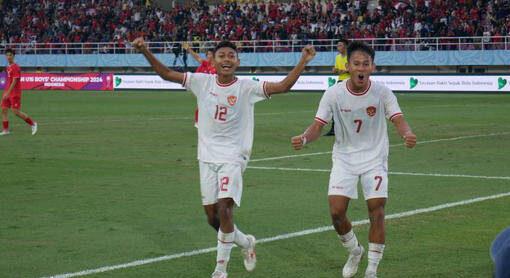 Laga yang melibatkan Timnas U-16 Indonesia dan Timnas U-16 Vietnam membuahkan hasil bagi Timnas.