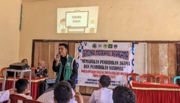 Mahasiswa KKN T 15 Gelar Seminar Moderasi Beragama: Memadukan Pendidikan Agama dan Pendidikan Nasional di SMP YP Yaiqli