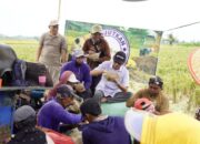 Yudha Makan Bersama Masyarakat di Tengah Sawah