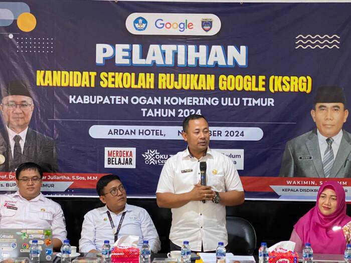 Dua sekolah di Kabupaten OKU Timur diajukan sebagai kandidat sekolah Rujukan Google Indonesia tahun 2024.