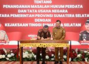 Pemprov-Kejati Sumsel Tandatangani Kesepakatan Bersama Penanganan Masalah Hukum Perdata dan TUN