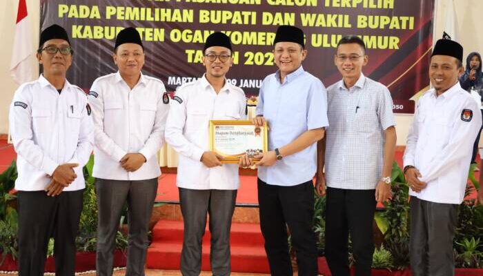 KPU Tetapkan Enos Yudha Pimpin OKU Timur Periode 2025-2030, Bupati Terpilih Enos: Mari Kita Kembali Bersatu