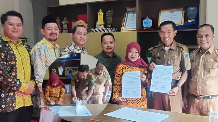 Ketua Lembaga Penelitian dan Pengabdian kepada Masyarakat (LPPM) UNUHA Tri Ratna Dewi, M.Pd audensi dengan Dinas Koperasi dan UKM Kabupaten OKU Timur Kamis (1/7/2025).