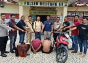 Polisi Gulung Pencuri Motor di Desa Nusa Tunggal, Barang Bukti Diamankan