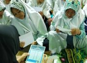 Mahasiswi Universitas Nurul Huda melaksanakan Kuliah Kerja Nyata (KKN) individu di Pondok Pesantren Nurul Huda 2 Tanah Merah