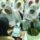 Mahasiswi Universitas Nurul Huda melaksanakan Kuliah Kerja Nyata (KKN) individu di Pondok Pesantren Nurul Huda 2 Tanah Merah