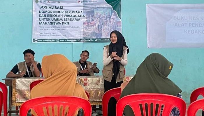 Sosialisasi NIB dan Sekolah Wirausaha, UMKM Desa Bawang Tikar Semangat Tingkatkan Legalitas dan Pengelolaan Usaha