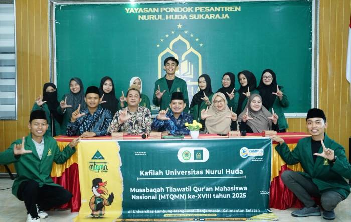 Sebanyak 12 mahasiswa Universitas Nurul Huda (UNUHA) lolos ke Tingkat Nasional di ajang Musabaqah Tilawatil Qur’an (MTQMN) ke-XVIII Tahun 2025.