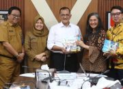 audiensi Direktur Pengkajian Implementasi Pembinaan Ideologi Pancasila (PIP) BPIP, Irene Camelyn Sinaga, di Ruang Rapat Setda Sumsel, Selasa (14/10/2025).