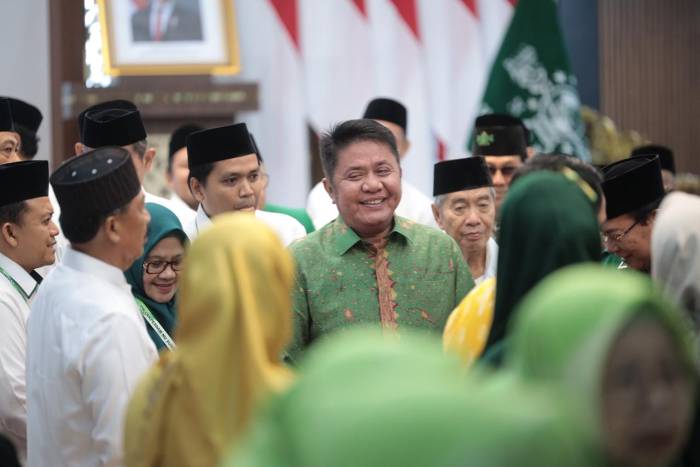 Gubernur Sumatera Selatan Dr. H. Herman Deru menghadiri Pelantikan Pengurus Lembaga Kajian dan Pengembangan Sumber Daya Manusia