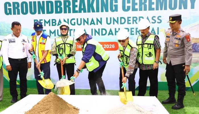 Gubernur Herman Deru Resmikan Groundbreaking Underpass PT MIP, Dorong Tambang Tertib dan Berkeadilan