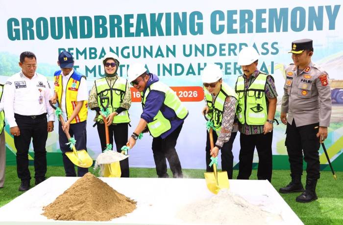 Gubernur Herman Deru Resmikan Groundbreaking Underpass PT MIP, Dorong Tambang Tertib dan Berkeadilan