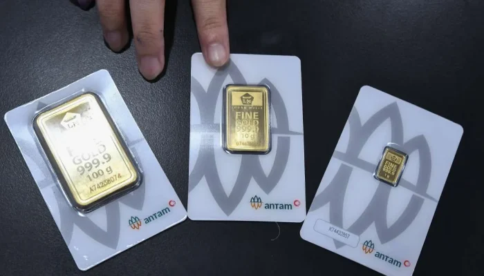 Harga Emas Antam Naik Rp7.000, Kini Tembus Rp2.850.000 per Gram