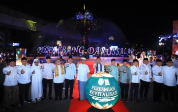 Tugu Air Mancur Berbentuk Bunga Cempako Telok, Revitalisasi Didukung Bantuan Rp10 Miliar