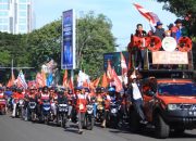 Peringatan Hari Buruh Internasional atau May Day 2026 di Sumatera Selatan dengan diadakan kegiatan Rembuk Buruh bersama Aliansi Serikat Buruh Sumsel, Jumat (1/5/2026).